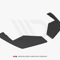 Maxton Design - STREET PRO REAR SIDE SPLITTERS NISSAN 370Z NISMO FACELIFT (2014-2020)