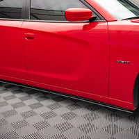 Maxton Design - STREET PRO SIDE SKIRTS DIFFUSERS DODGE CHARGER RT MK7 FACELIFT (2014-)