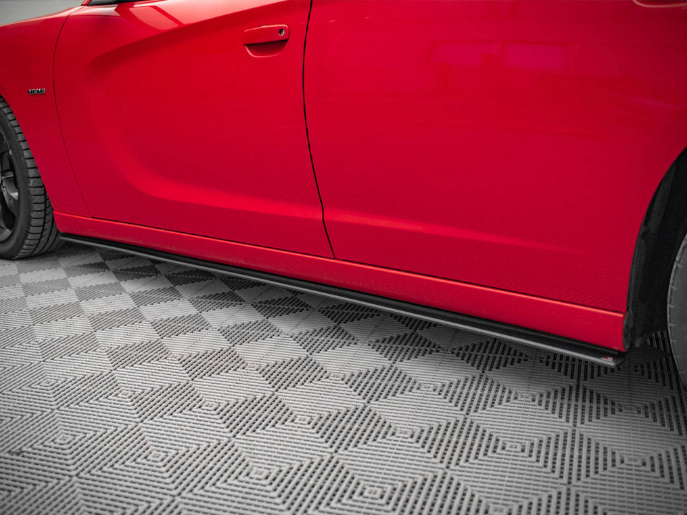 Maxton Design - STREET PRO SIDE SKIRTS DIFFUSERS DODGE CHARGER RT MK7 FACELIFT (2014-)