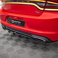 Maxton Design - CENTRAL REAR SPLITTER (VERTICAL BARS) DODGE CHARGER RT MK7 FACELIFT (2014-2023)