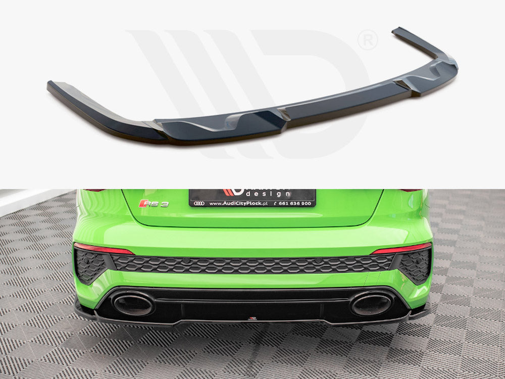 Maxton Design - CENTRAL REAR SPLITTER AUDI RS3 SEDAN 8Y (2020-2024)