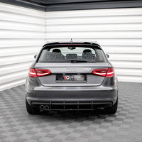 Maxton Design - STREET PRO REAR DIFFUSER AUDI A3 SPORTBACK 8V (2013-2016)