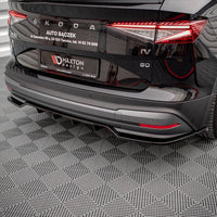 Maxton Design - CENTRAL REAR SPLITTER (VERTICAL BARS) SKODA ENYAQ IV (2020-)