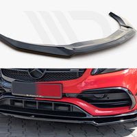 Maxton Design - FRONT SPLITTER V.2 MERCEDES A45 AERO W176 FACELIFT (2015-2018)
