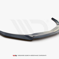 Maxton Design - FRONT SPLITTER V.2 MERCEDES A45 AERO W176 FACELIFT (2015-2018)