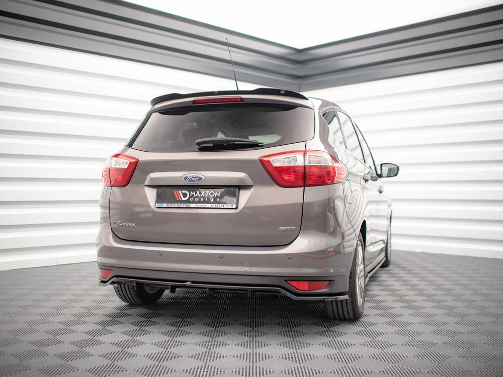 Maxton Design - CENTRAL REAR SPLITTER (VERTICAL BARS) FORD C-MAX MK2 (2010-2014)