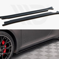 Maxton Design - SIDE SKIRTS DIFFUSERS PORSCHE 911 CARRERA 4S 992 (2019-)