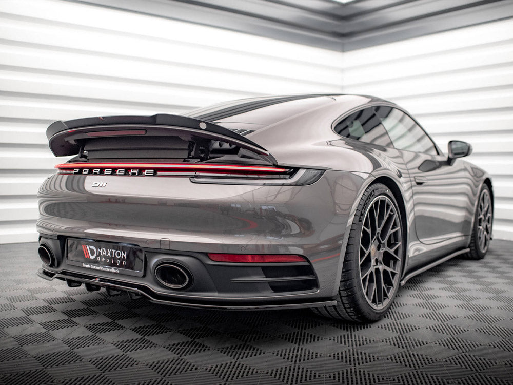 Maxton Design - CENTRAL REAR SPLITTER (VERTICAL BARS) PORSCHE 911 CARRERA 4S 992 (2019-)