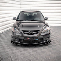 Maxton Design - STREET PRO FRONT SPLITTER V.1 (+FLAPS) MAZDA 3 MPS MK1 (2006-2008)