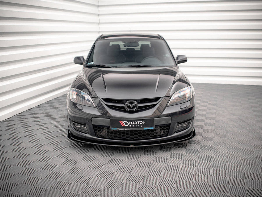 Maxton Design - STREET PRO FRONT SPLITTER V.1 (+FLAPS) MAZDA 3 MPS MK1 (2006-2008)