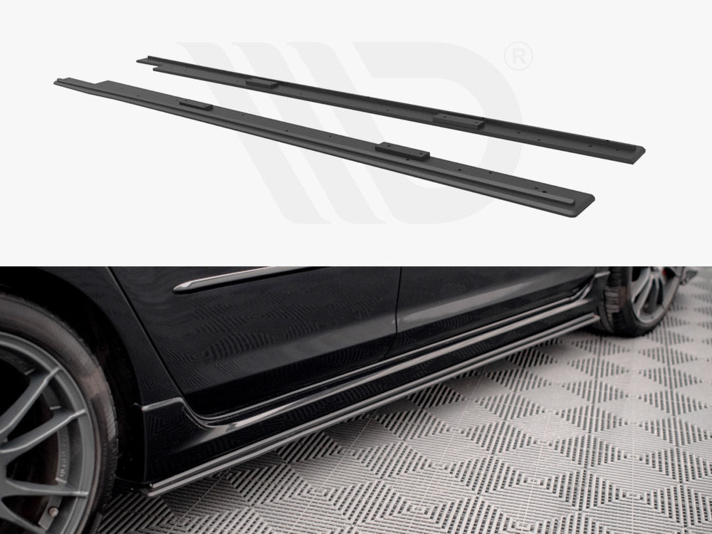 Maxton Design - STREET PRO SIDE SKIRTS DIFFUSERS MAZDA 3 MPS MK1 (2006-2008)
