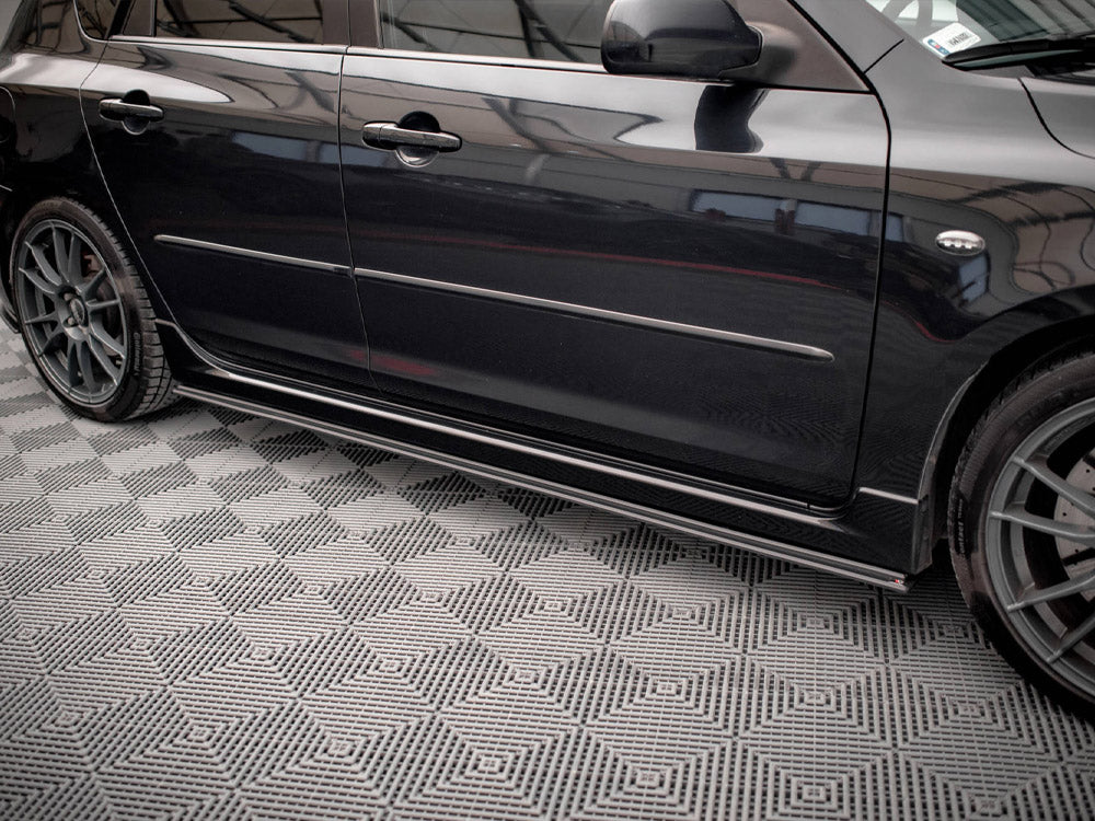Maxton Design - STREET PRO SIDE SKIRTS DIFFUSERS MAZDA 3 MPS MK1 (2006-2008)