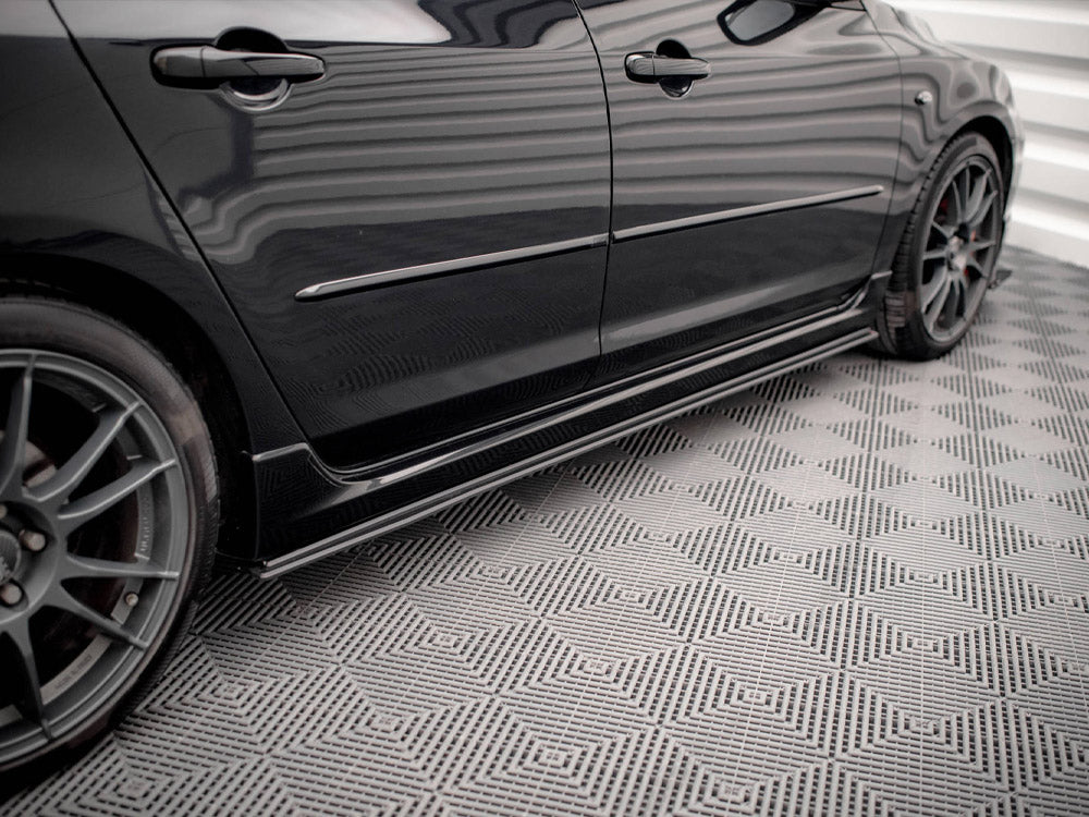 Maxton Design - STREET PRO SIDE SKIRTS DIFFUSERS MAZDA 3 MPS MK1 (2006-2008)