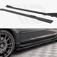 Maxton Design - STREET PRO SIDE SKIRTS DIFFUSERS (+FLAPS) MAZDA 3 MPS MK1 (2006-2008)