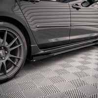 Maxton Design - STREET PRO SIDE SKIRTS DIFFUSERS (+FLAPS) MAZDA 3 MPS MK1 (2006-2008)