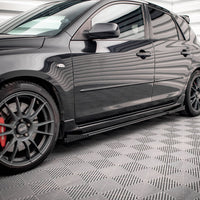 Maxton Design - STREET PRO SIDE SKIRTS DIFFUSERS (+FLAPS) MAZDA 3 MPS MK1 (2006-2008)
