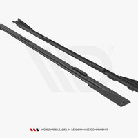 Maxton Design - STREET PRO SIDE SKIRTS DIFFUSERS (+FLAPS) MAZDA 3 MPS MK1 (2006-2008)