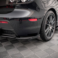 Maxton Design - STREET PRO REAR SIDE SPLITTERS (+FLAPS) MAZDA 3 MPS MK1 (2006-2008)