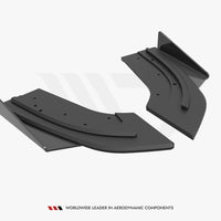 Maxton Design - STREET PRO REAR SIDE SPLITTERS (+FLAPS) MAZDA 3 MPS MK1 (2006-2008)