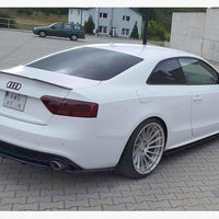 Maxton Design - Central Rear Splitter (Vertical Bars) Audi A5 S-line 8T FL Coupe / Sportback (2011-2016)