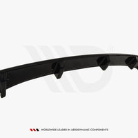 Maxton Design - Central Rear Splitter (Vertical Bars) Audi A5 S-line 8T FL Coupe / Sportback (2011-2016)