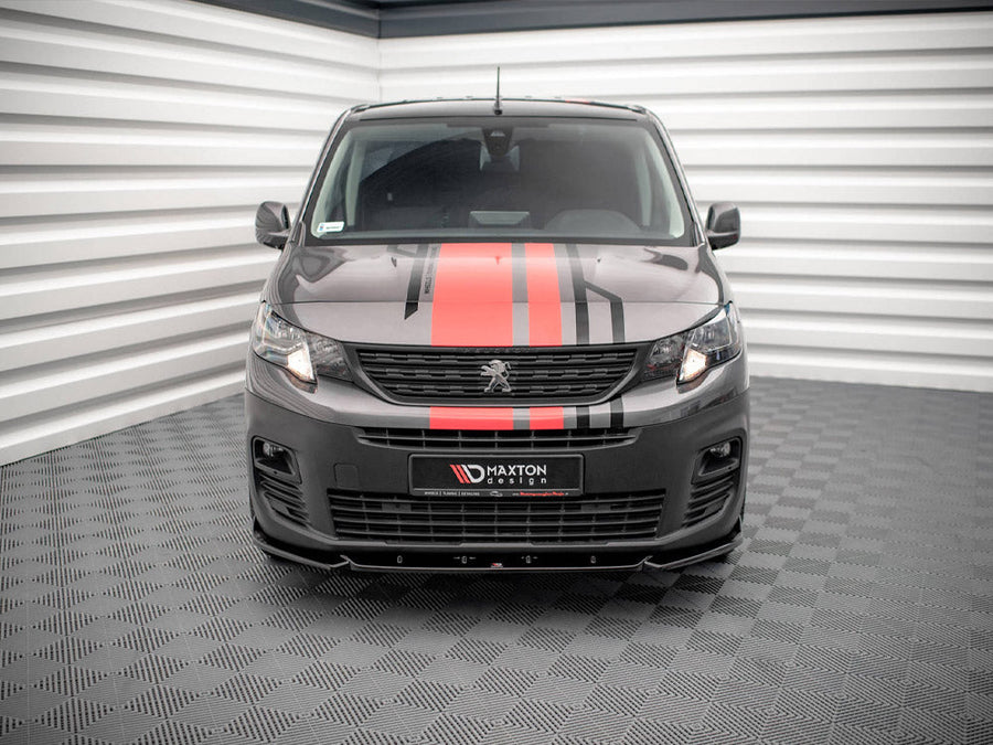 Maxton Design - FRONT SPLITTER PEUGEOT PARTNER MK3 (2018-)