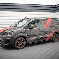 Maxton Design - SIDE SKIRTS DIFFUSERS PEUGEOT PARTNER MK3 (2018-)