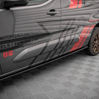Maxton Design - SIDE SKIRTS DIFFUSERS PEUGEOT PARTNER MK3 (2018-)