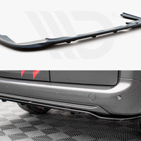 Maxton Design - CENTRAL REAR SPLITTER (VERTICAL BARS) PEUGEOT PARTNER MK3 (2018-)