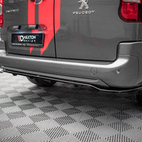 Maxton Design - CENTRAL REAR SPLITTER (VERTICAL BARS) PEUGEOT PARTNER MK3 (2018-)