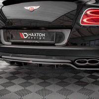 Maxton Design - CENTRAL REAR SPLITTER (VERTICAL BARS) BENTLEY CONTINENTAL GT V8 S MK2 (2014-2016)