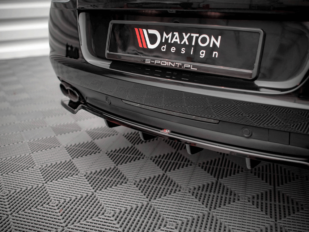 Maxton Design - CENTRAL REAR SPLITTER (VERTICAL BARS) BENTLEY CONTINENTAL GT V8 S MK2 (2014-2016)