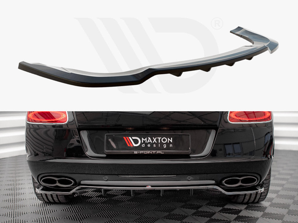 Maxton Design - CENTRAL REAR SPLITTER (VERTICAL BARS) BENTLEY CONTINENTAL GT V8 S MK2 (2014-2016)