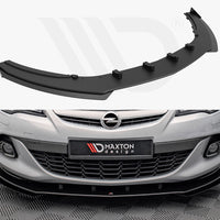 Maxton Design - STREET PRO FRONT SPLITTER V.1 (+FLAPS) OPEL ASTRA GTC OPC-LINE J (2011-2018)