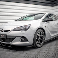 Maxton Design - STREET PRO FRONT SPLITTER V.1 (+FLAPS) OPEL ASTRA GTC OPC-LINE J (2011-2018)