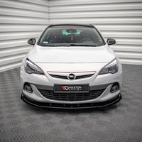 Maxton Design - STREET PRO FRONT SPLITTER V.1 (+FLAPS) OPEL ASTRA GTC OPC-LINE J (2011-2018)