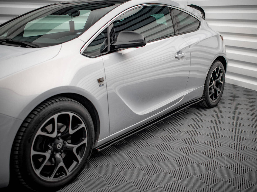 Maxton Design - STREET PRO SIDE SKIRTS DIFFUSERS OPEL ASTRA GTC OPC-LINE J (2011-2018)
