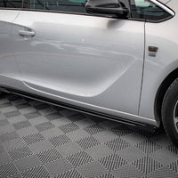 Maxton Design - STREET PRO SIDE SKIRTS DIFFUSERS (+FLAPS) OPEL ASTRA GTC OPC-LINE J (2011-2018)
