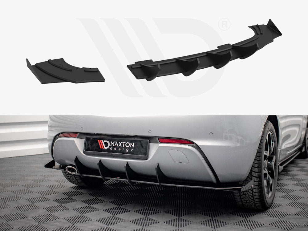 Maxton Design - STREET PRO REAR VALANCE (+FLAPS) OPEL ASTRA GTC OPC-LINE J (2011-2018)
