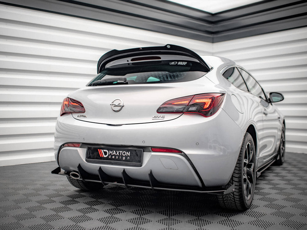 Maxton Design - STREET PRO REAR VALANCE (+FLAPS) OPEL ASTRA GTC OPC-LINE J (2011-2018)