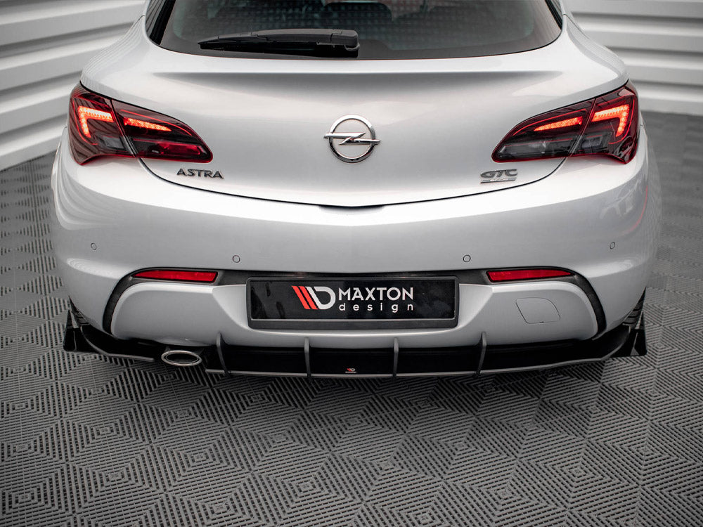 Maxton Design - STREET PRO REAR VALANCE (+FLAPS) OPEL ASTRA GTC OPC-LINE J (2011-2018)