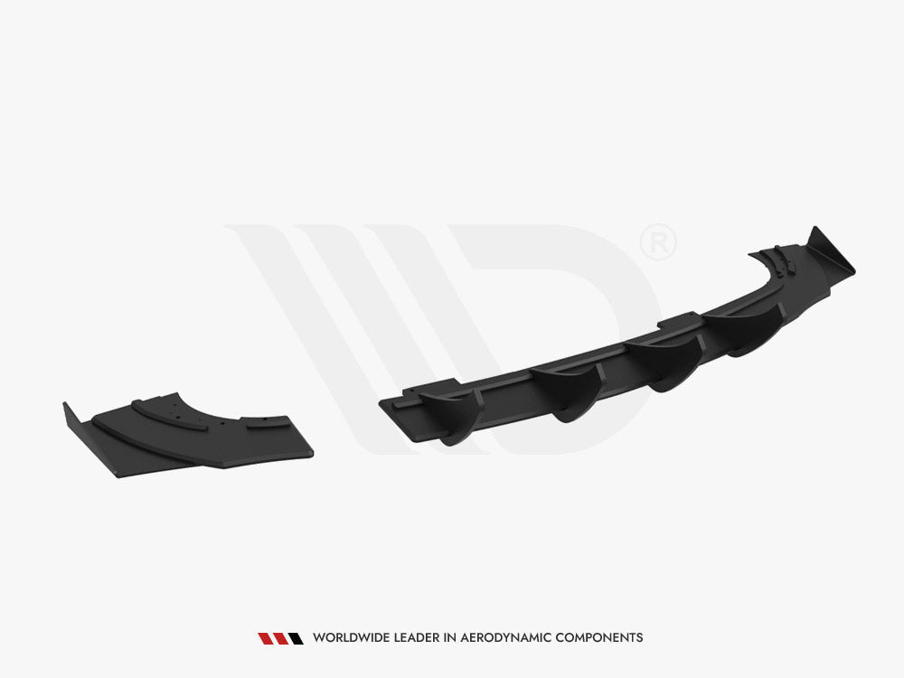 Maxton Design - STREET PRO REAR VALANCE (+FLAPS) OPEL ASTRA GTC OPC-LINE J (2011-2018)