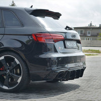 Maxton Design - REAR DIFFUSER V.1 AUDI RS3 8V FACELIFT SPORTBACK (2017-20)