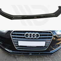 Maxton Design - FRONT SPLITTER V.1 AUDI A4 B8 (FACELIFT)