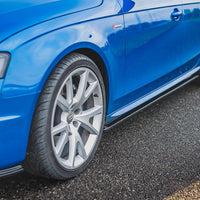 Maxton Design - SIDE SKIRTS DIFFUSERS AUDI S4 / A4 / A4 S-LINE B8 / B8 FL