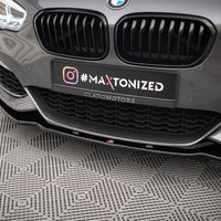 Maxton Design - FRONT SPLITTER V.1 BMW 1 F20/F21 M-POWER FACELIFT (2015-2019)