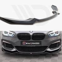 Maxton Design - FRONT SPLITTER V.2 BMW 1 F20/F21 M-POWER FACELIFT (2015-2019)