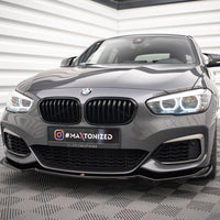 Maxton Design - FRONT SPLITTER V.2 BMW 1 F20/F21 M-POWER FACELIFT (2015-2019)