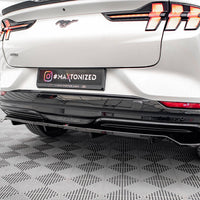 Maxton Design - CENTRAL REAR SPLITTER (VERTICAL BARS) FORD MUSTANG MACH-E MK1