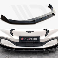 Maxton Design - FRONT SPLITTER V.1 FORD MUSTANG MACH-E MK1